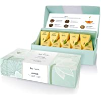 Los mejores  - Tea Forte Lotus | Assortimento Té y Infusiones Bio 10 pyramides | Lotus Petite Presentation Box 10 pyramids Black Tea…